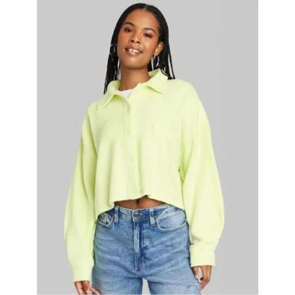 Wild Fable Fleece Shacket